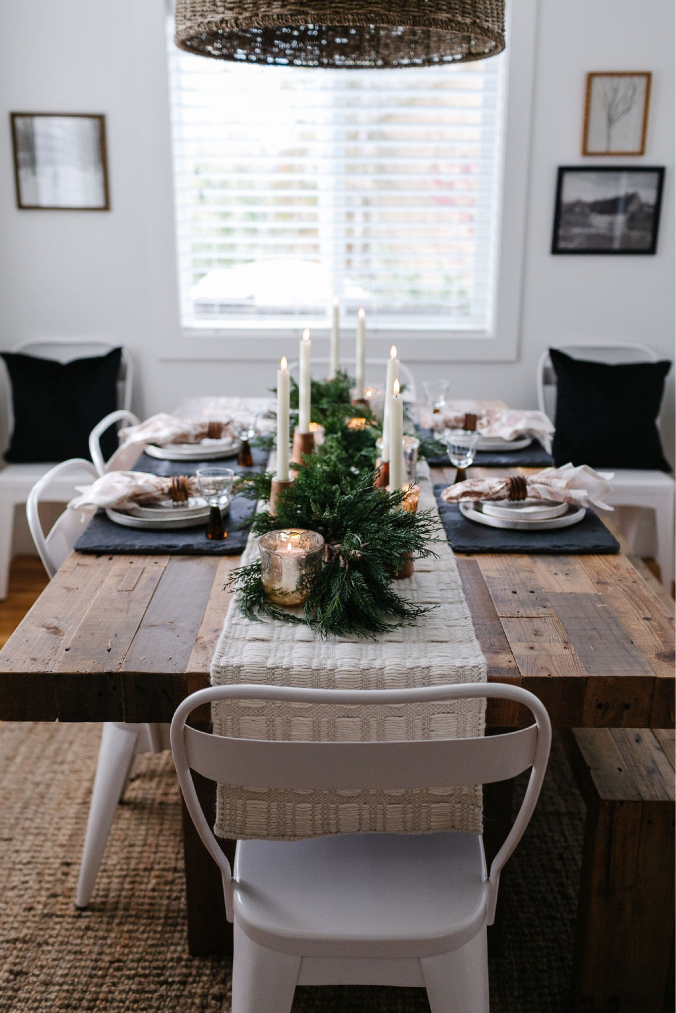 Christmas decor, holiday decor, dining room, holiday table decor, candles, LED candles, Target Studio McGee, Amazon home decor, table runner, votive candle, farmhouse table 

#LTKhome #LTKHoliday #LTKSeasonal