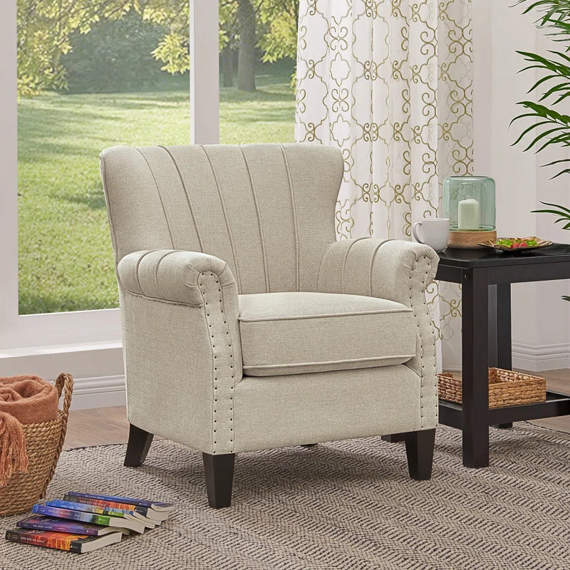 30" W Tufted Polyester Armchair | Wayfair Professional
