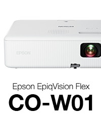 Epson EpiqVision Flex CO-W01 Portable Projector, 3-Chip 3LCD, Widescreen, 3,000 Lumens Color/Whit... | Amazon (US)