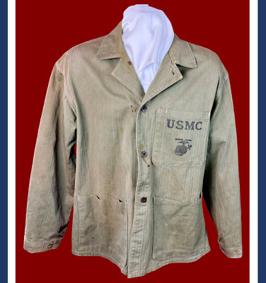 PELELIU WW2 USMC P41 HBT JACKET. 3 BRONZE STARs with "V" for MARINE HEROIC VALOR | eBay | eBay CH
