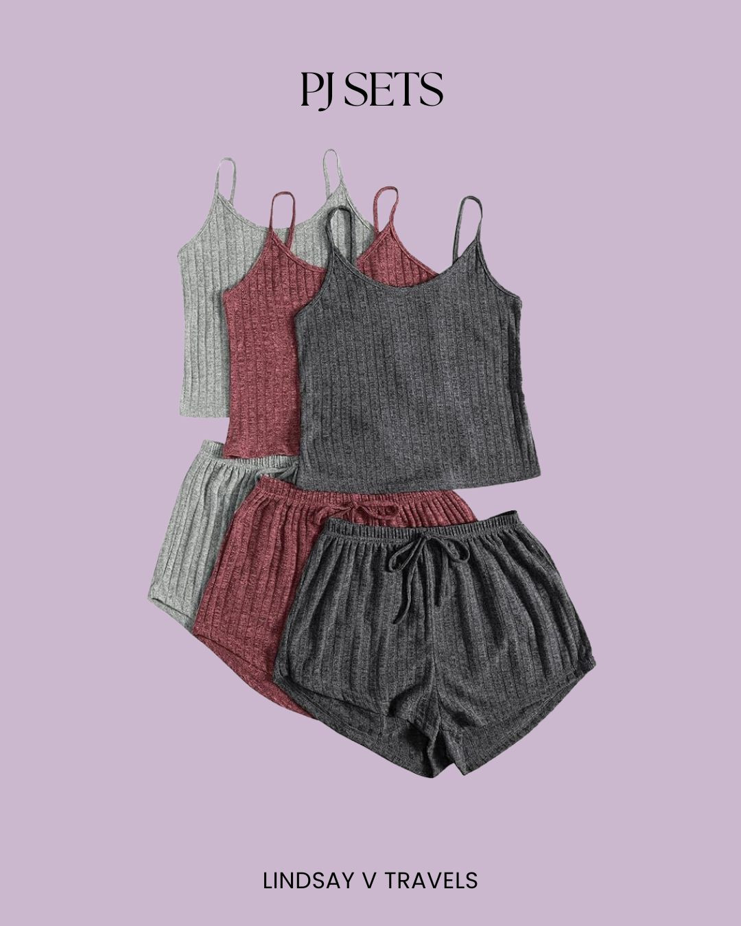 Chic in gray ☁️ Cozy ribbed pajama set that’s both comfy + stylish. 

 #LTKSeasonal #LTKMidsize #LTKFindsUnder100