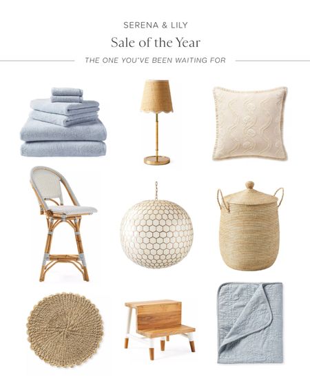 Don’t miss the Sale of The Year over at @serenaandlily 😍 I’ve owned the La Jolla basket and the Teak step stool for YEARS and they are a staple in our home. We use the lidded basket as our kids laundry room hamper and the step stool at our kids sinks. Everything is on DEEP discount - don’t miss out! 



#LTKsalealert #LTKhome #LTKCyberWeek