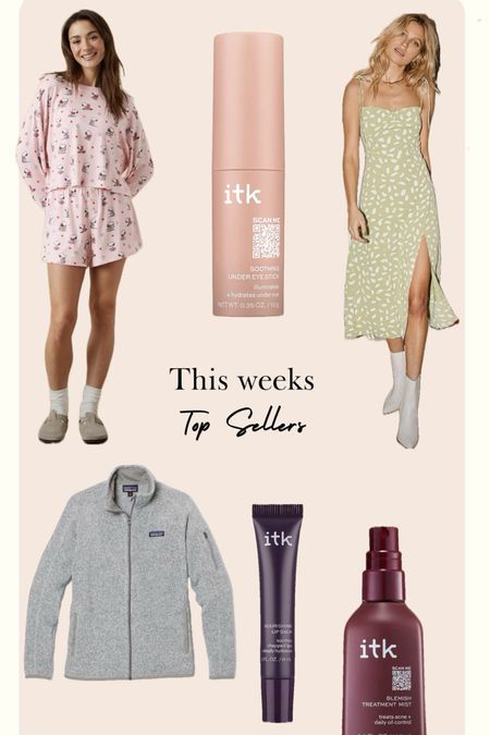 This weeks top sellers! Dress for wedding guests sooo cute and so comfy! Got some ITK products in there as well can never go wrong with these top sellers! 

#LTKstyletip #LTKU #LTKwedding