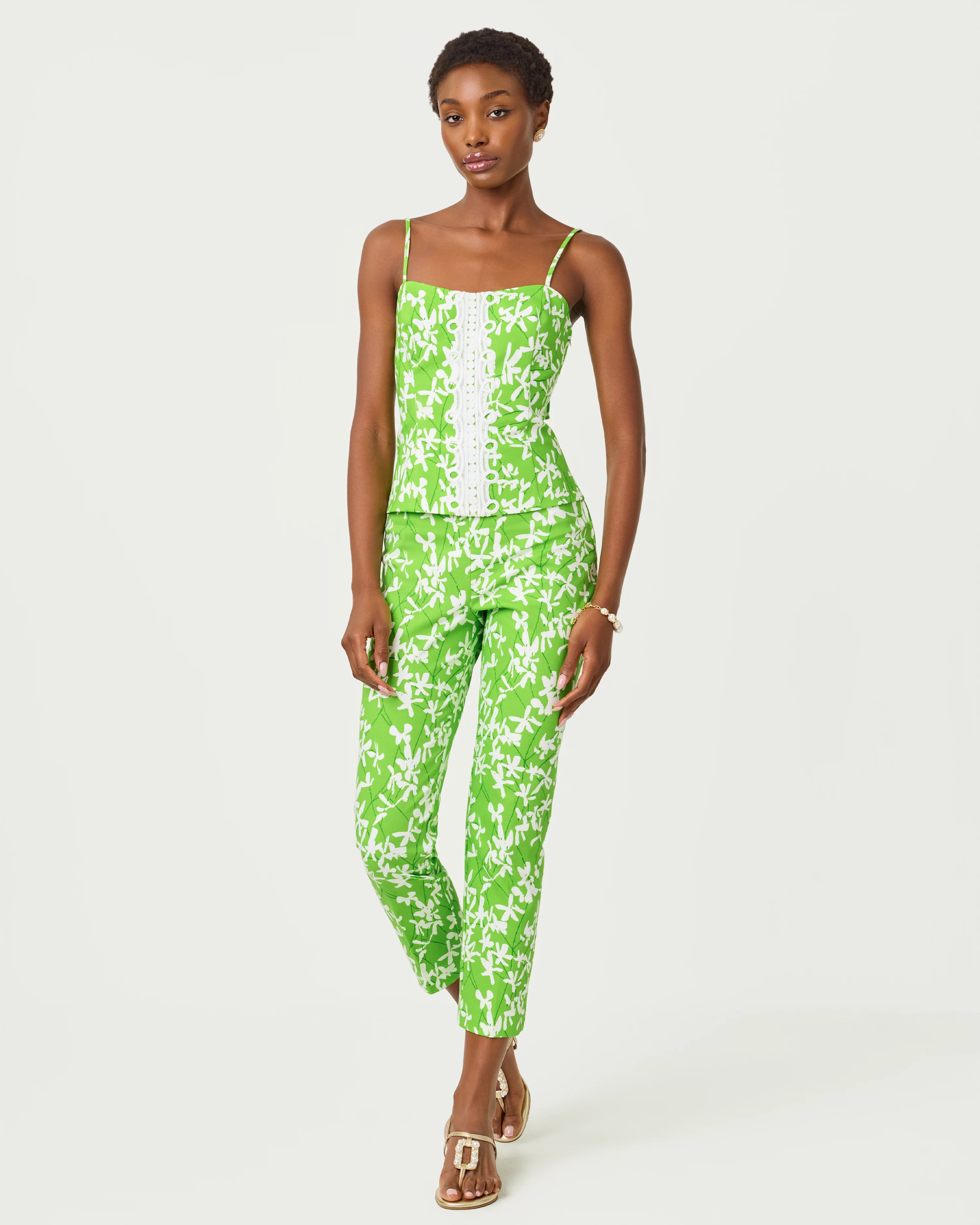 27" Nancee High Rise Crop Pant | Lilly Pulitzer