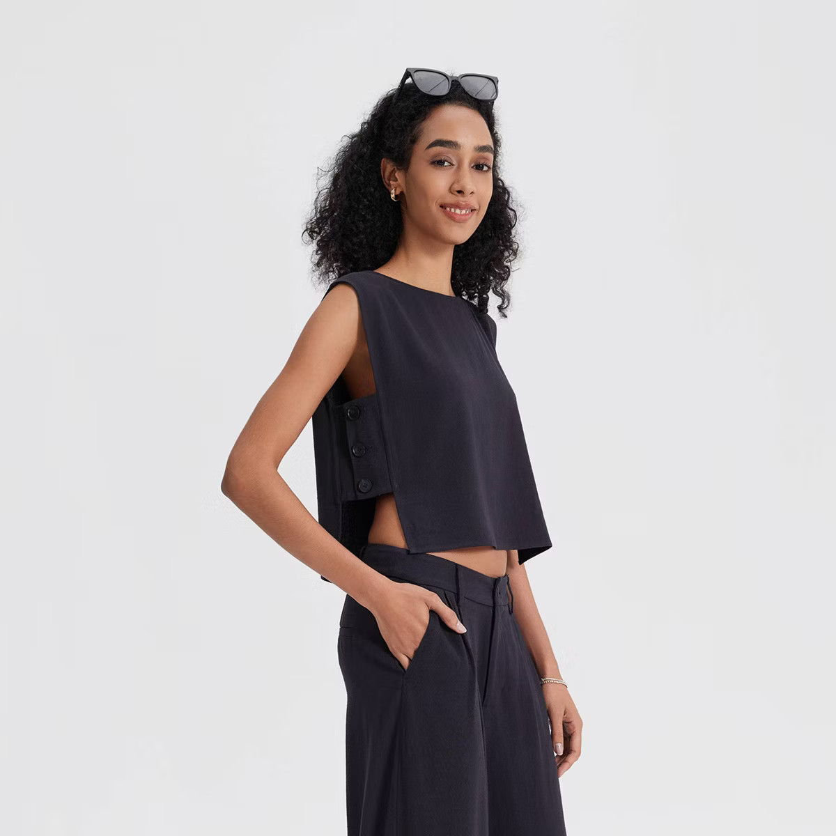 Women's Side Detail Tank Top - A New Day™ Pink M | Target