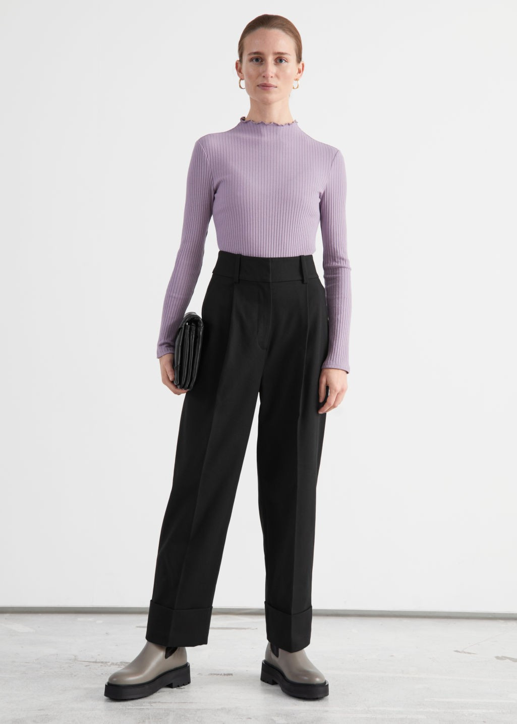 Relaxed Fold-Up Cuff Trousers | & Other Stories (EU + UK)
