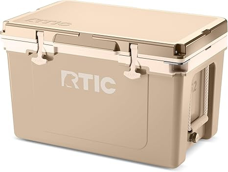 RTIC Ultra-Light 52 Quart Hard Cooler Insulated Portable Ice Chest Box for Beach, Drink, Beverage... | Amazon (US)