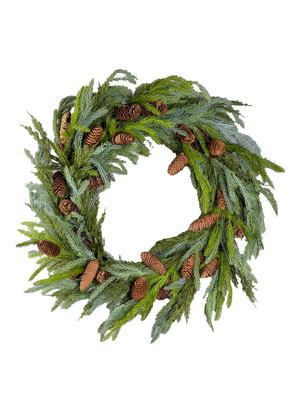 The Holiday Aisle® 25" Pine Wreath | Wayfair North America