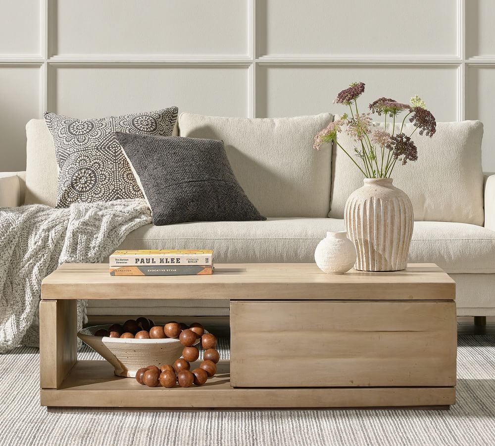 Dupree 48" Storage Coffee Table | Pottery Barn (US)