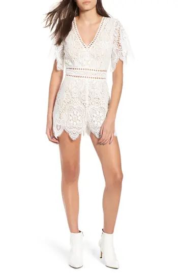 Women's Socialite Lace Romper | Nordstrom