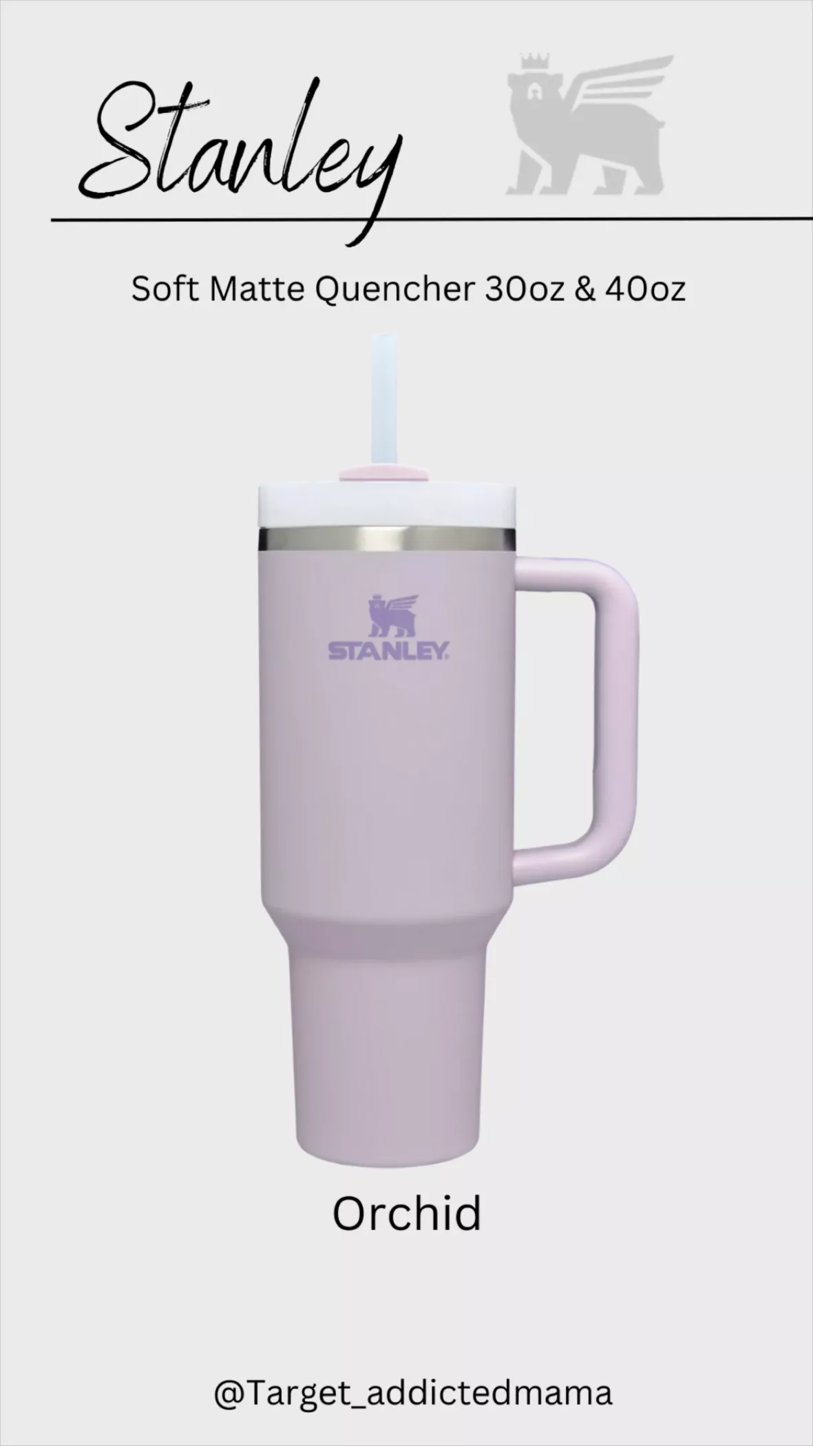 THE QUENCHER H2.0 FLOWSTATE ORCHID TUMBLER (SOFT MATTE) 30 OZ