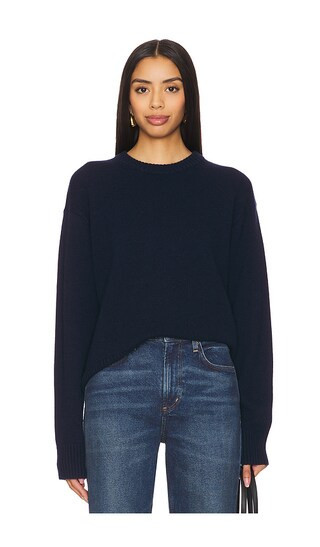 EAVES Lanie Wool Cashmere Sweater in Navy. - size S | Revolve Clothing (Global)