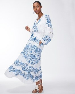 Floral Blouson Maxi Dress | Chico's