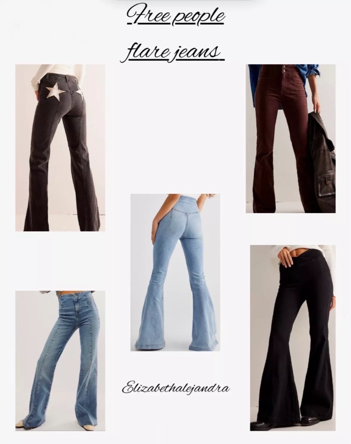 We The Free Jayde Cord Flare Jeans curated on LTK