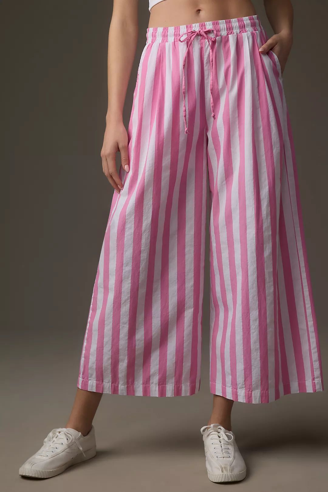 Sundry Candy Striped Wide-Leg Pants | Anthropologie (US)