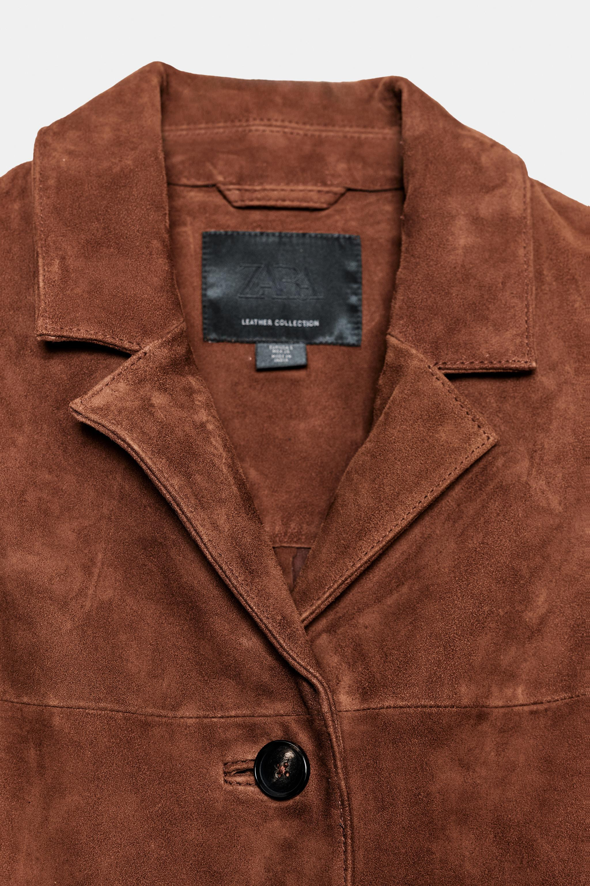 ZW COLLECTION LIMITED EDITION 100% SUEDE OVERSIZED JACKET | Zara DE