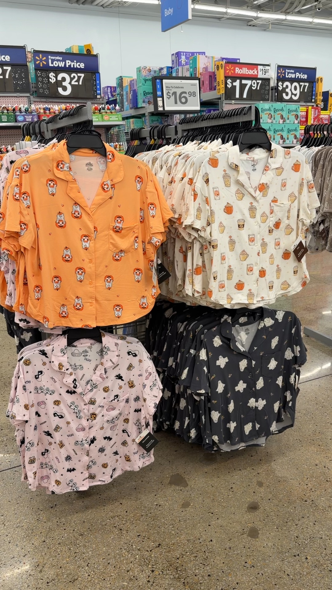 Walmart fall pajamas, Halloween pjs #walmartfashion
