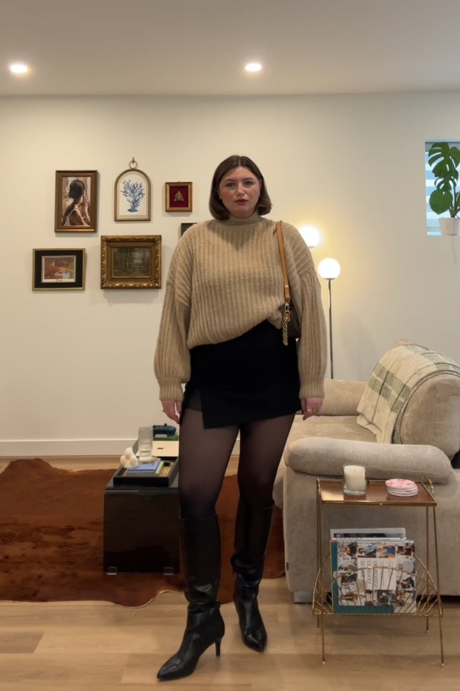 midsize outfit inspo, midsize winter outfit, going out outfit, black mini skirt 

#LTKcurves #LTKmidsize #LTKstyletip