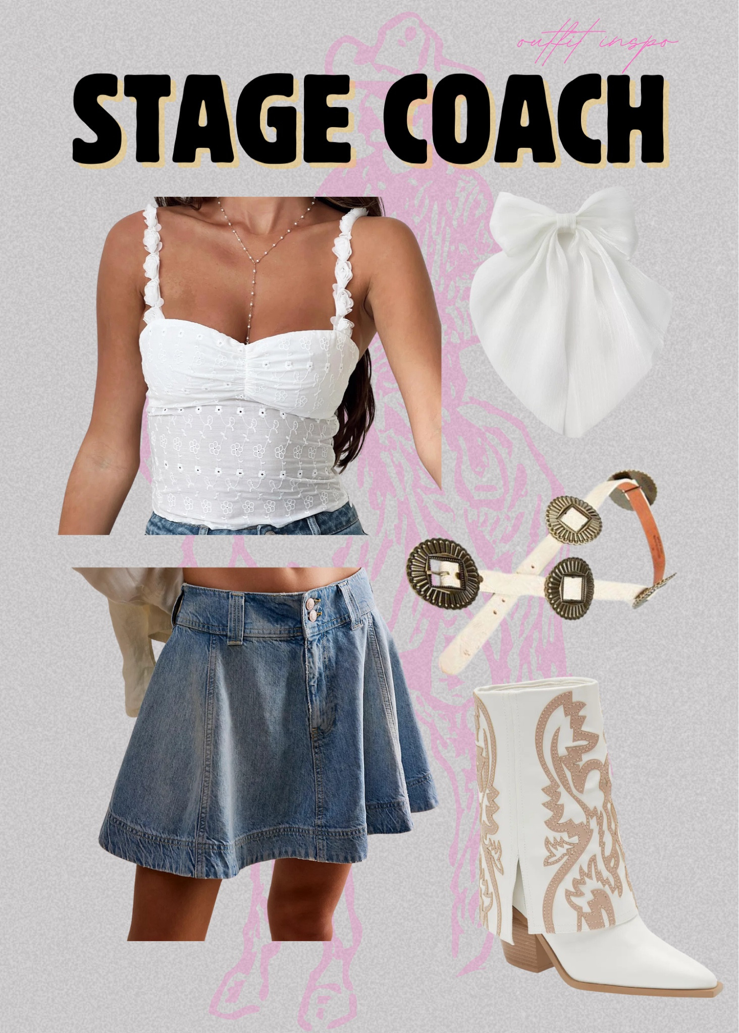 Stagecoach Outfit Inspo // country concert outfit Inspo

#cowgirlaesthetic #festivaloutfitinspo #coastalcowgirl

#LTKSeasonal #LTKFestival