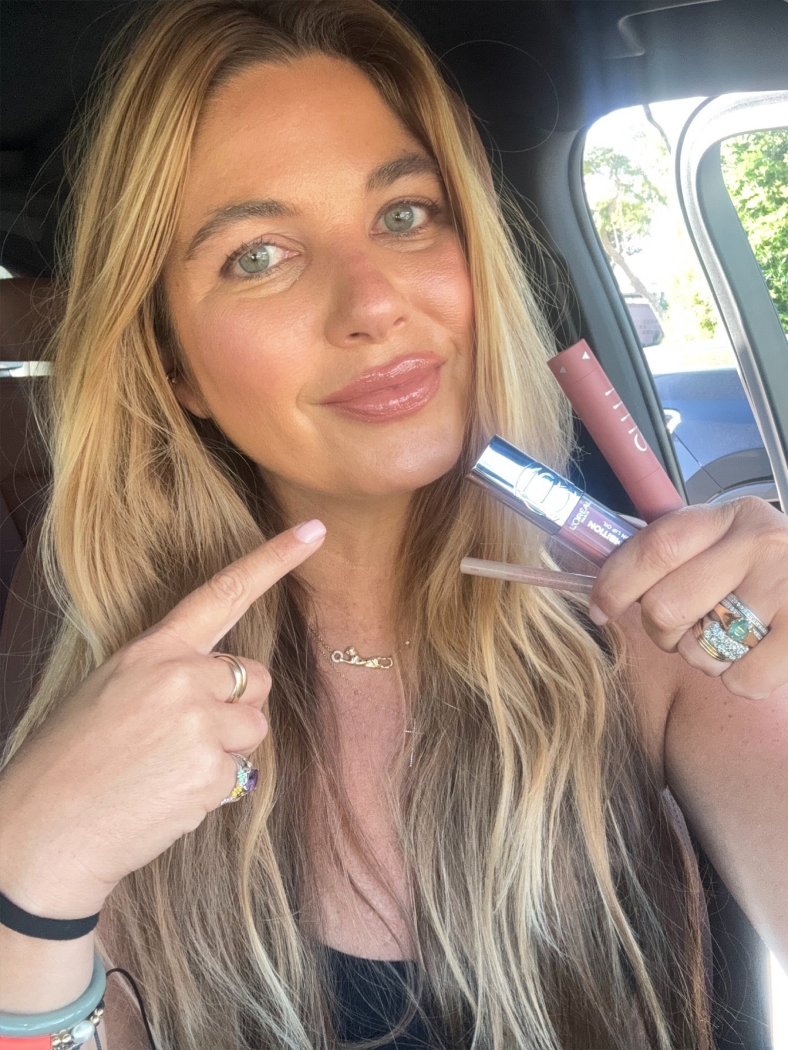 Nude lip combo:
Westman Atelier lip liner in Coucou
RMS lipstick in Mae
L’Oreal gloss in Worth It
Hair: Académie Hair Sea Glass…use Academie15 for 15% off this weekend only 
Kosas glimmerose on cheeks 

#LTKBeauty #LTKfitnessgoals #LTKdayinmylife