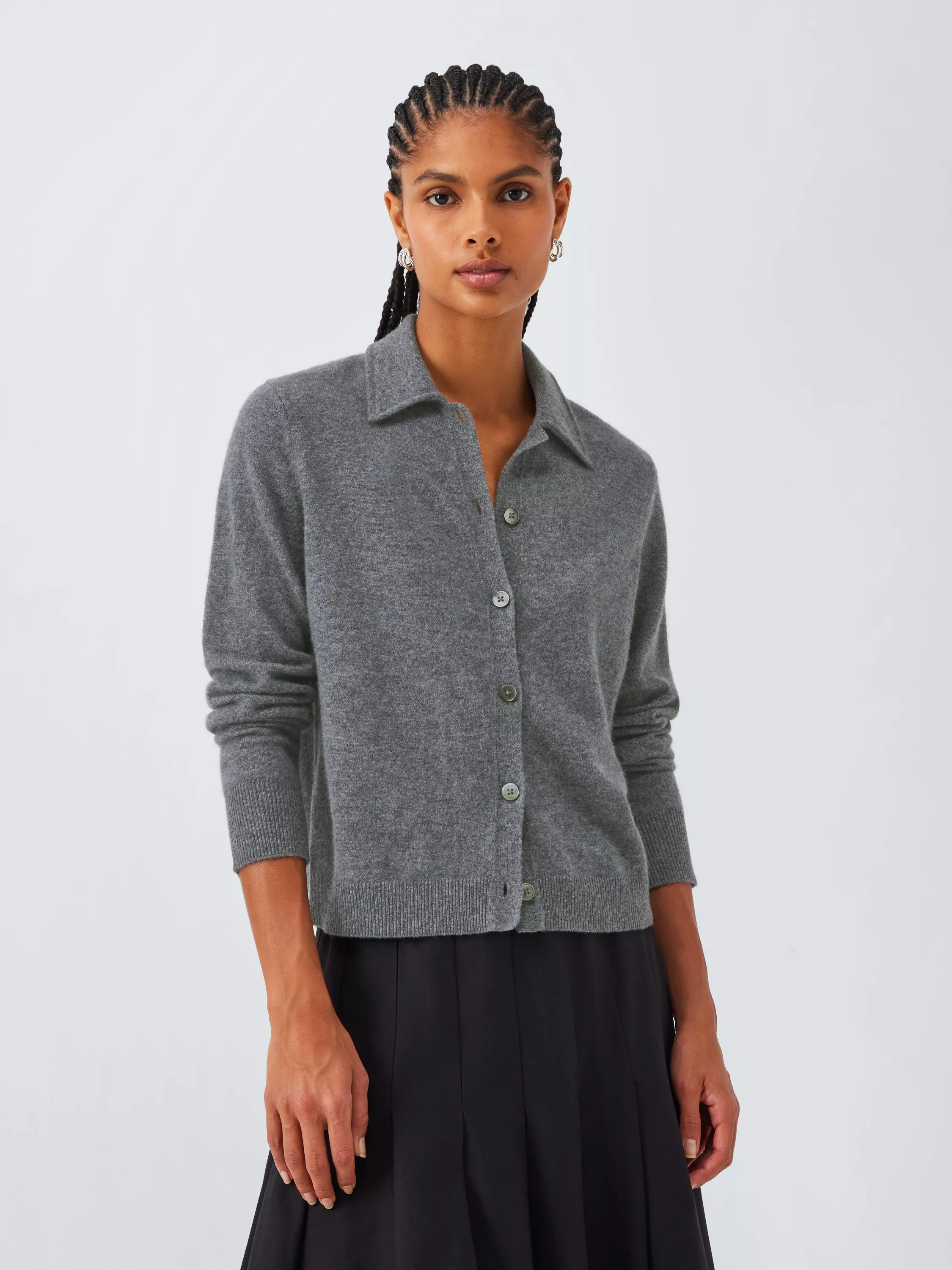 John Lewis Cashmere Collar Cardigan | John Lewis (UK)