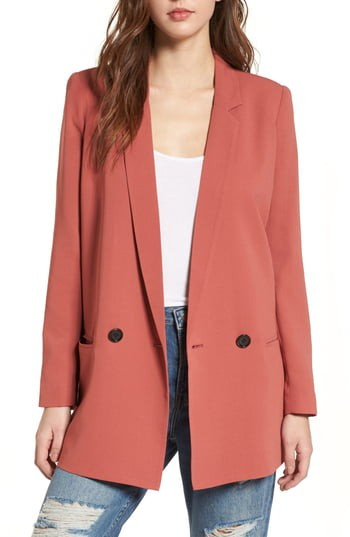 Women's Mural Oversize Blazer, Size X-Small - Brown | Nordstrom