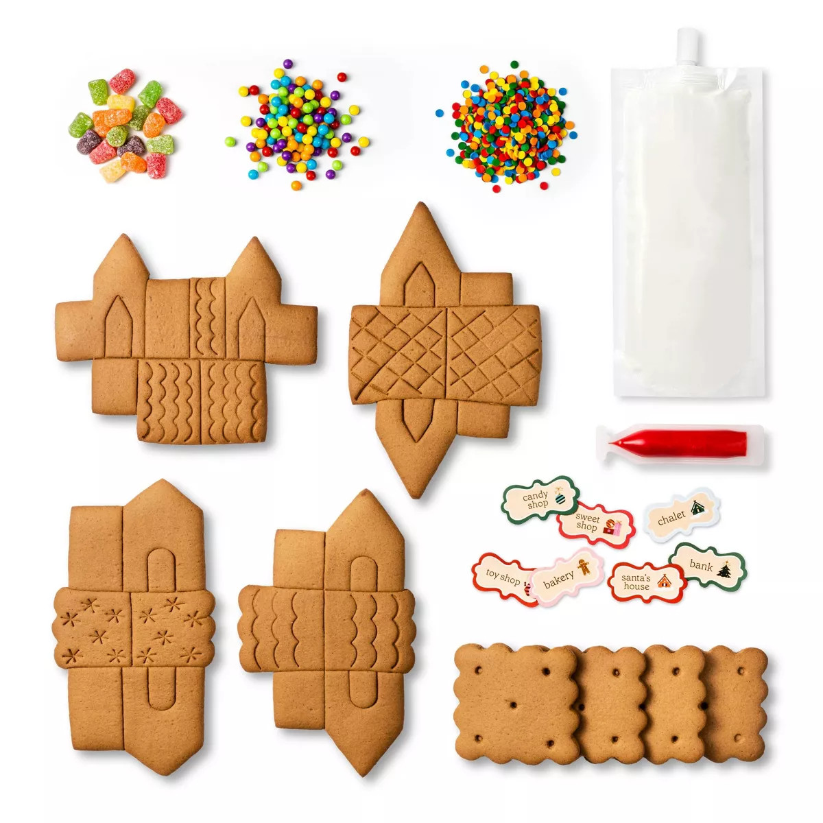 Holiday Mini Village Gingerbread House Kit - 28oz - Favorite Day™ | Target