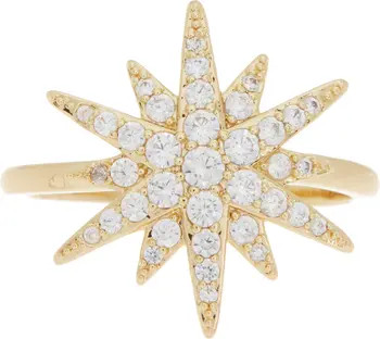 NORDSTROM RACK Cubic Zirconia Starburst Statement Ring | Nordstromrack | Nordstrom Rack