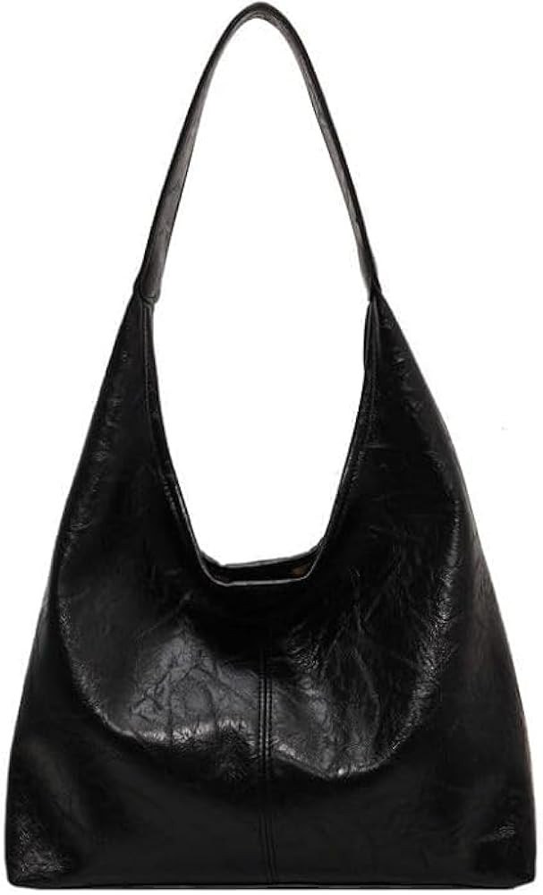 Fldhav Suede Bag for Women Hobo Bag Slouchy Purse Fashionable Leather Shoulde Office Tote Handbag | Amazon (US)