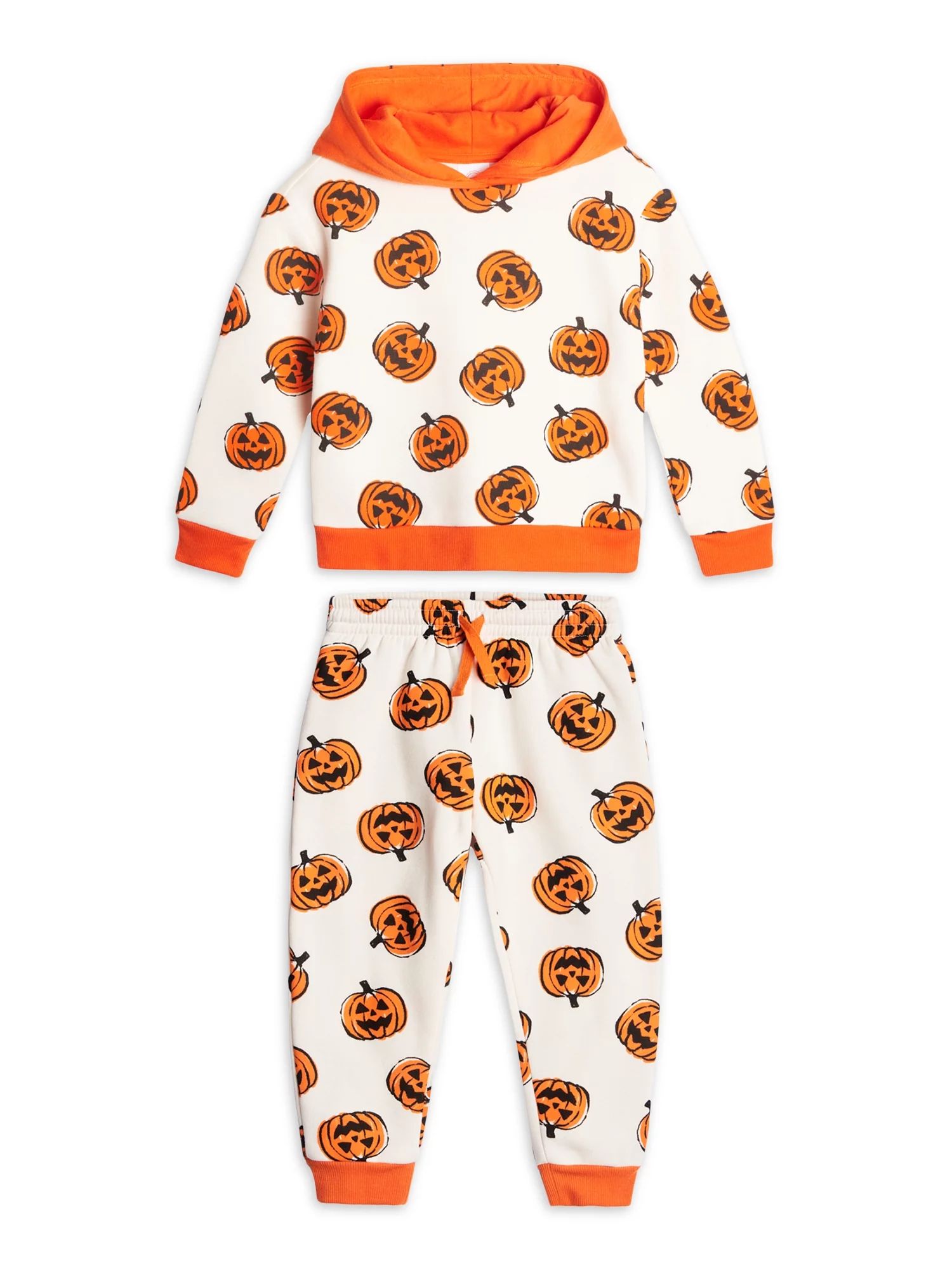 Wonder Nation Toddler Boys or Girls Halloween Fleece Outfit Set, 2-Piece Set, Sizes 2T-5T | Walmart (US)