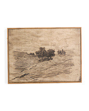 18x24 Two Trees Sketch Wall Art | TJ Maxx