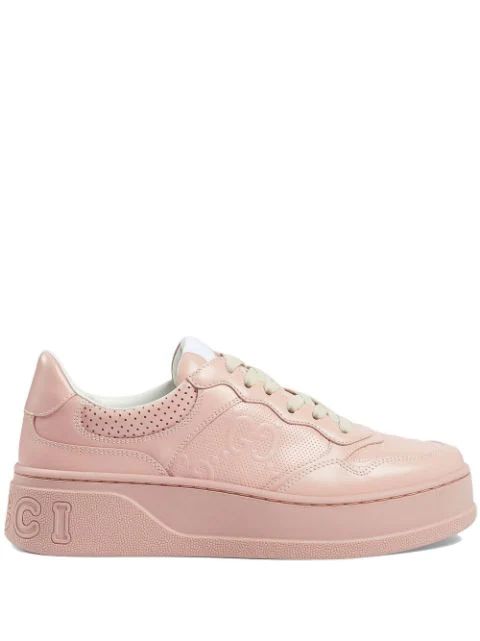 Gucci GG embossed-logo low-top Sneakers - Farfetch | Farfetch Global