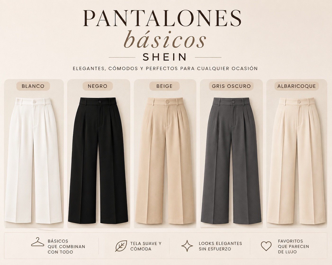 Los pantalones básicos que sí valen la pena. Elegantes, cómodos y fáciles de combinar para cualquier ocasión. Todos están linkeados aquí. ✨

#LTKsummer #LTKcanada #LTKstyletip