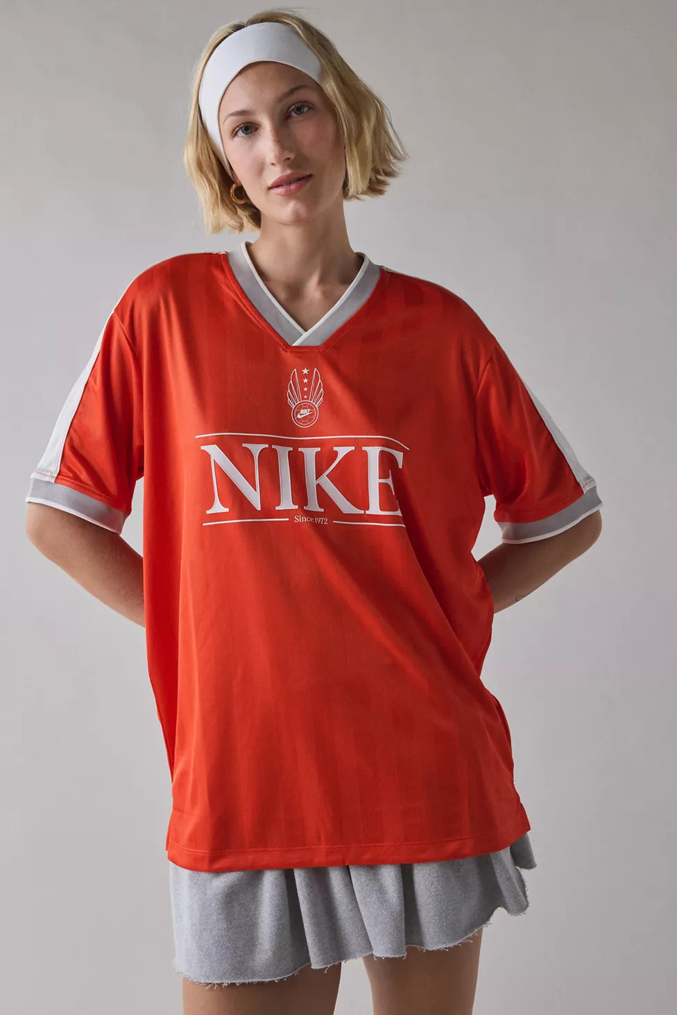 Nike Sportswear V-Neck Jersey Top | Urban Outfitters (US and RoW)