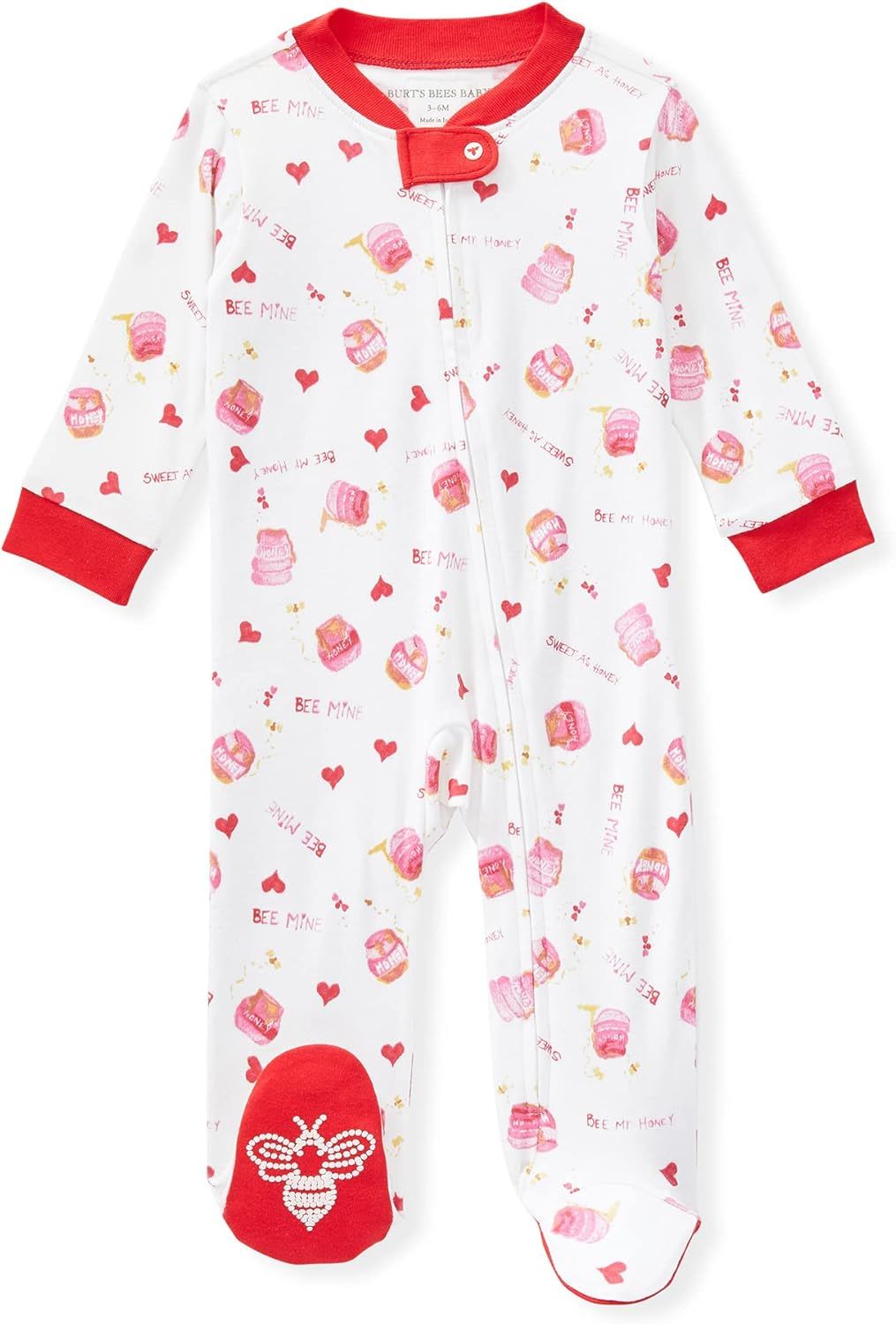 Burt's Bees Baby Baby Girls' Sleep and Play Pajamas, 100% Organic Cotton One-Piece Romper Jumpsui... | Amazon (US)