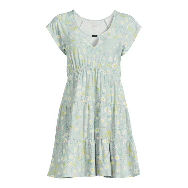 No Boundaries Juniors Cutout Babydoll Dress, Sizes XS-3XL - Walmart.com | Walmart (US)
