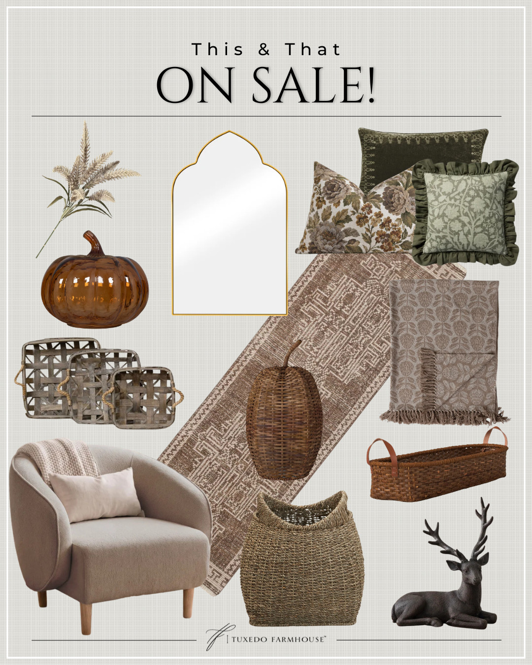 A little this & that on sale! 🤎 These are the kinds of finds I love for an easy fall refresh—pretty pillows, cozy texture, warm woven accents, a classic runner and charming seasonal pieces that mix right into your home. Even better when you can grab them for less!

#LTKHome #LTKSaleAlert #LTKSeasonal #FallDecor #HomeDecorDeals #CozyHome #FallHome #DecorFinds 

 #LTKSeasonal #LTKHome #LTKSaleAlert