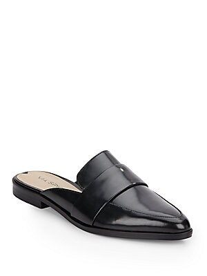 Lauryn Leather Slippers | Saks Fifth Avenue OFF 5TH