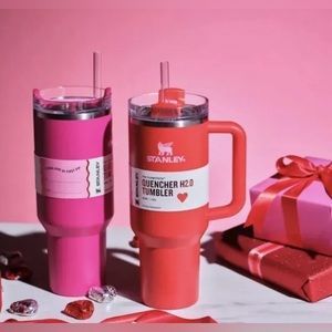 Stanley 40oz Valentine’s Day Pink & Red Target Exclusive Tumbler Set of 2 | Poshmark