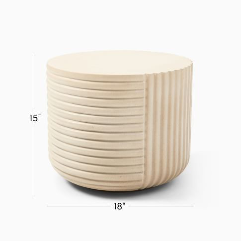 Cecilia Outdoor Round Side Table (18") | West Elm (US)