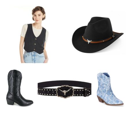 Cowgirl style is trending from cute vests to fun boots, belts & hats! Grab everything you need at great prices on Walmart! #WalmartPartner #WalmartFashion

#LTKstyletip #LTKU #LTKsalealert