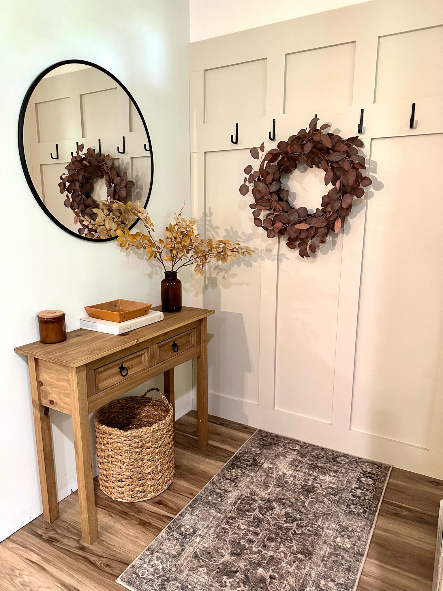 Small entryway styling for functionality and beauty. 

#LTKhome #LTKstyletip