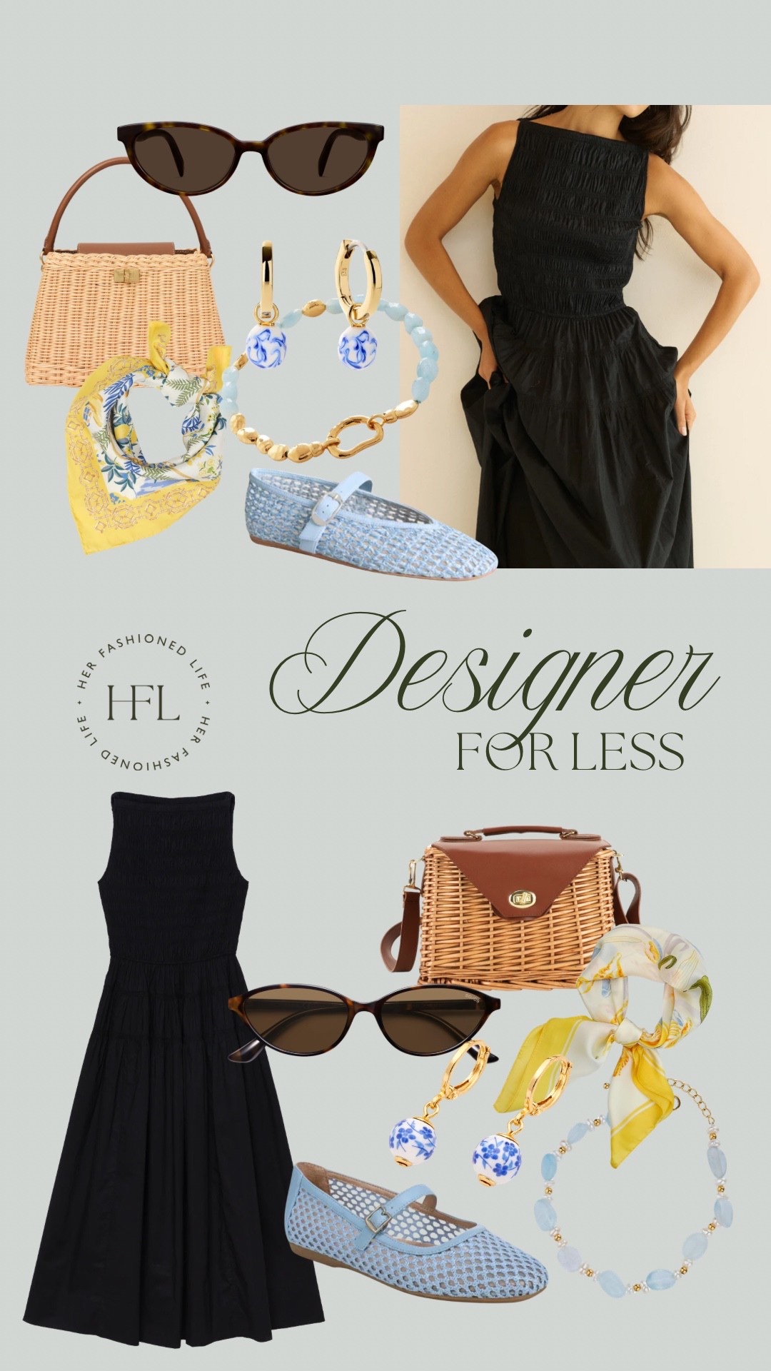 Designer For Less #Spring #ButterYellow #BabyBlue #Quince #Doen #WarbyParker #AnaLuisa #Scarf 

#LTKOver40 #LTKootd #LTKSeasonal