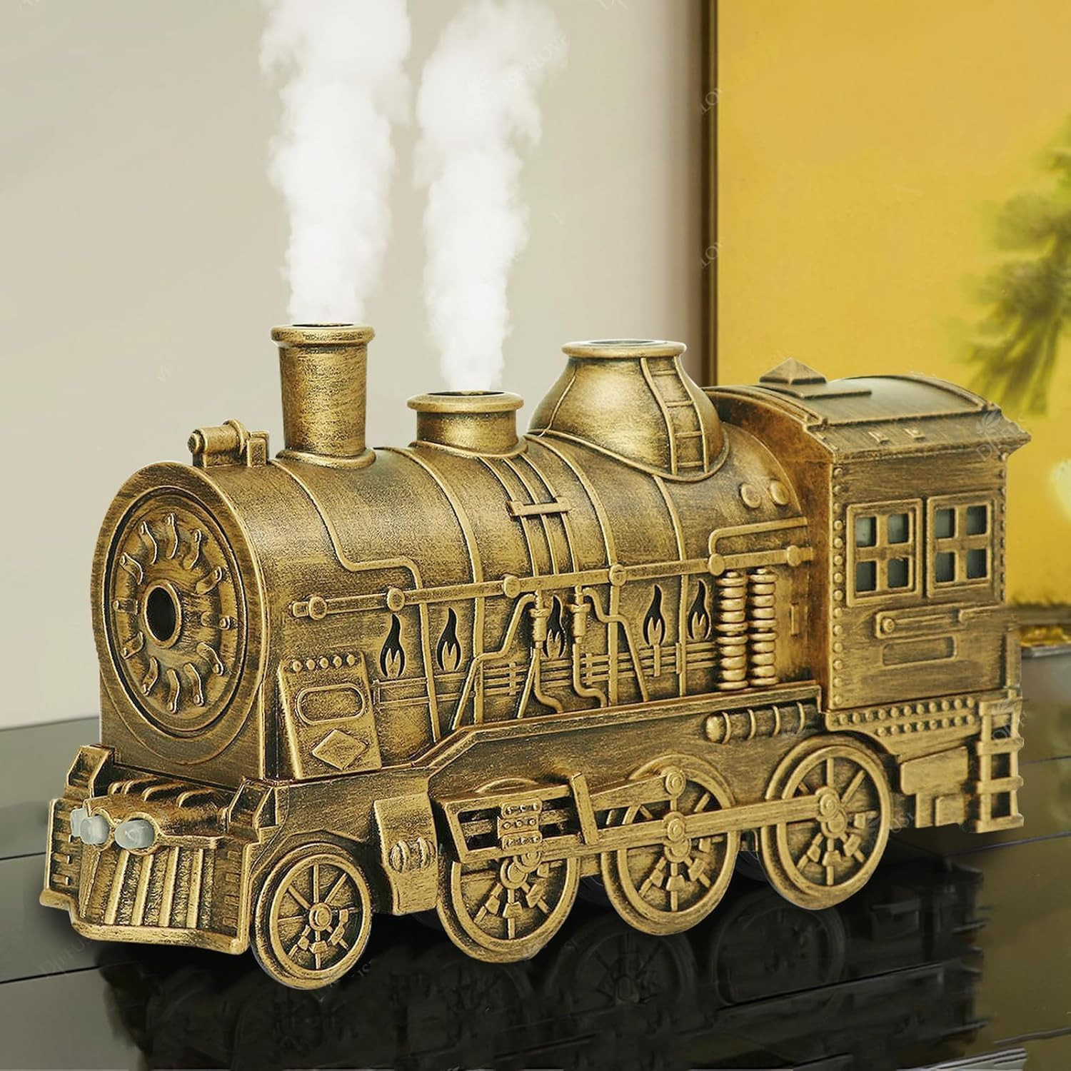 Train Essential Oil Diffuser, Train Humidifier,Christmas Decoration Train,300ml Train Shape Aromatherapy Diffuser with Remote Control, 2 Lighting Modes, Cool Mist Humidifiers for Home Office | Amazon (US)