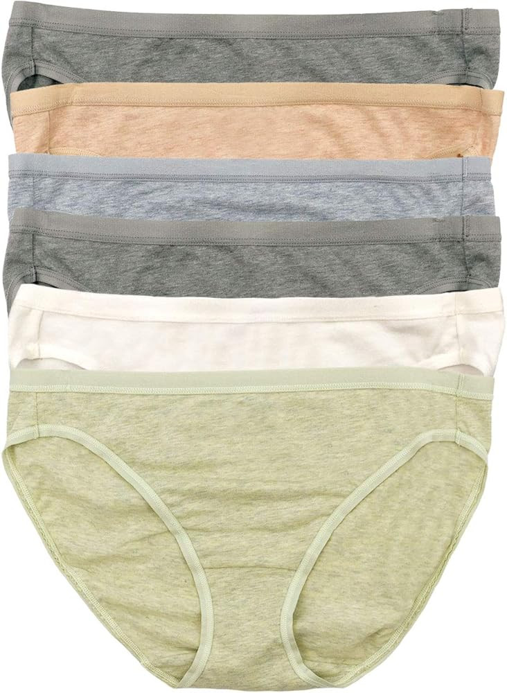 Felina Organic Cotton Bikini Underwear for Women - Bikini Panties for Women, Seamless Panties for... | Amazon (US)