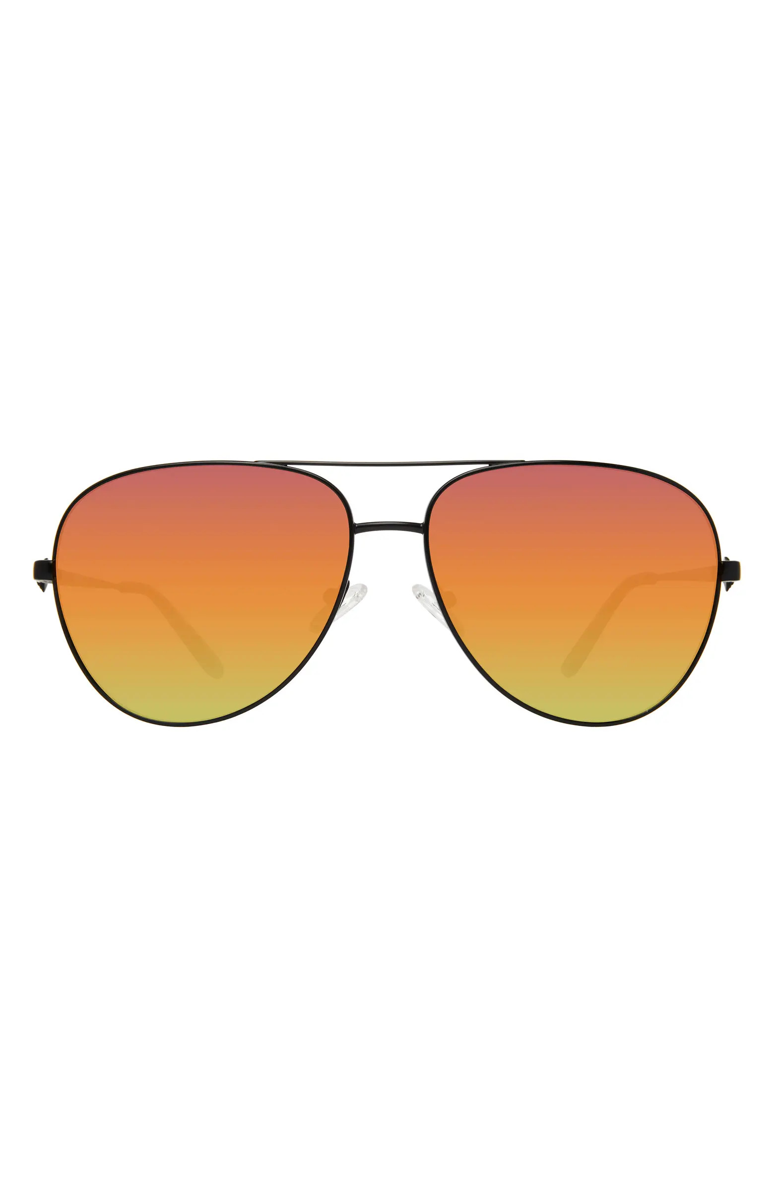 Kurt Geiger London Shoreditch 62mm Oversize Aviator Sunglasses | Nordstrom | Nordstrom