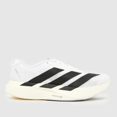 Womens White & Black adidas Adizero Evo SL Trainers | schuh | Schuh