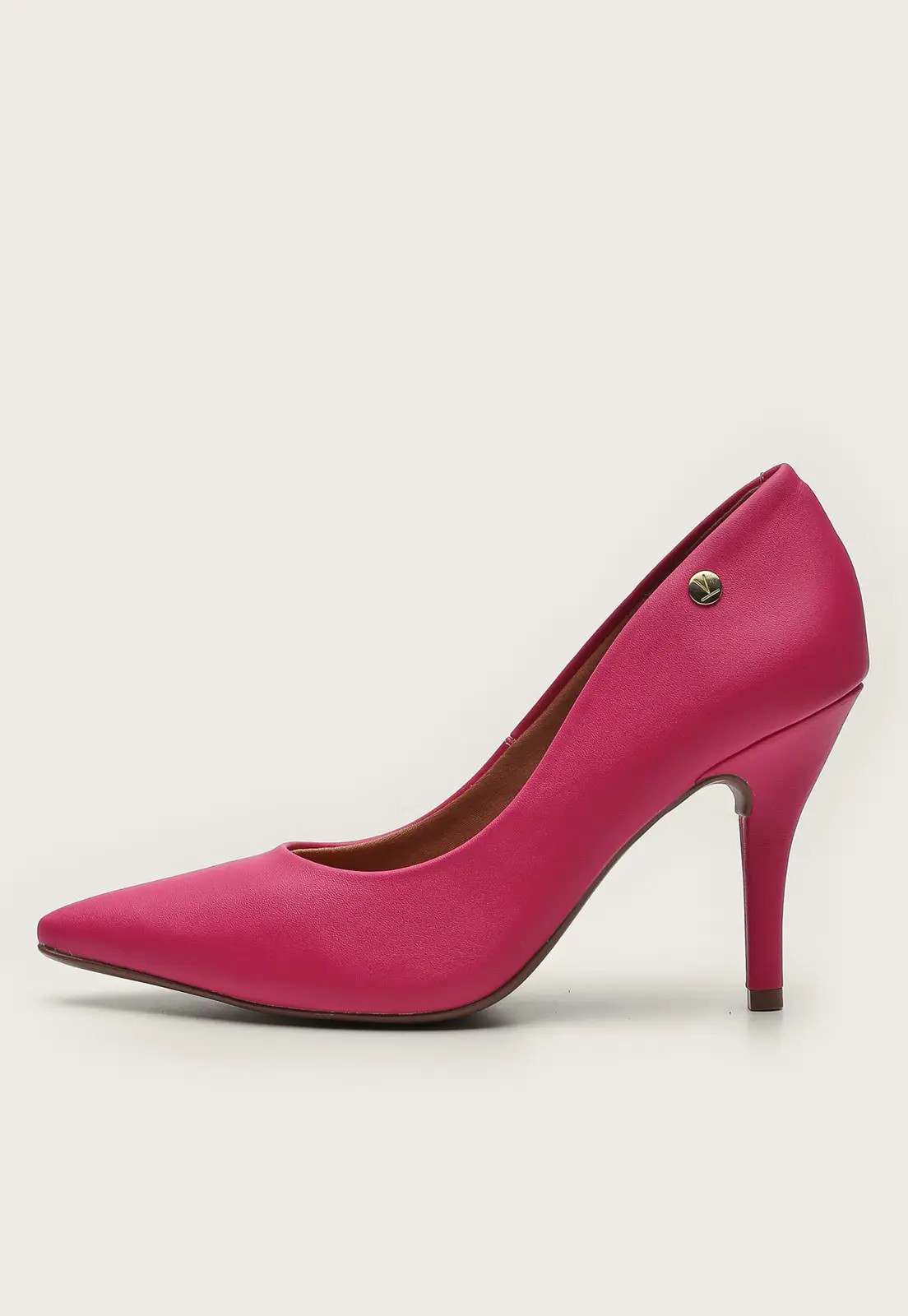 Scarpin Vizzano Liso Pink | Dafiti (BR)