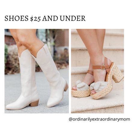 Boots +
Sandals 