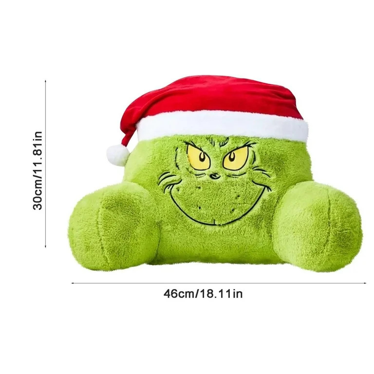 Lunuaoe Grinch Christmas Decorations Christmas Plush Green Pillow Pillow Creative Gift Home Holid... | Walmart (US)